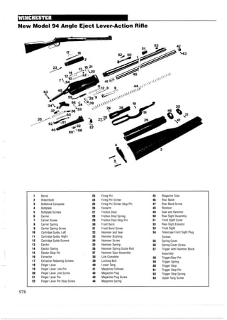 手枪霰弹枪步枪拆解图集