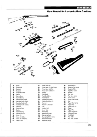 手枪霰弹枪步枪拆解图集