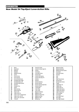 手枪霰弹枪步枪拆解图集