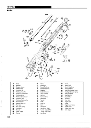 手枪霰弹枪步枪拆解图集