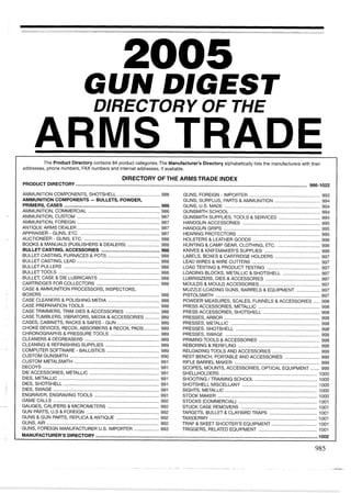 手枪霰弹枪步枪拆解图集