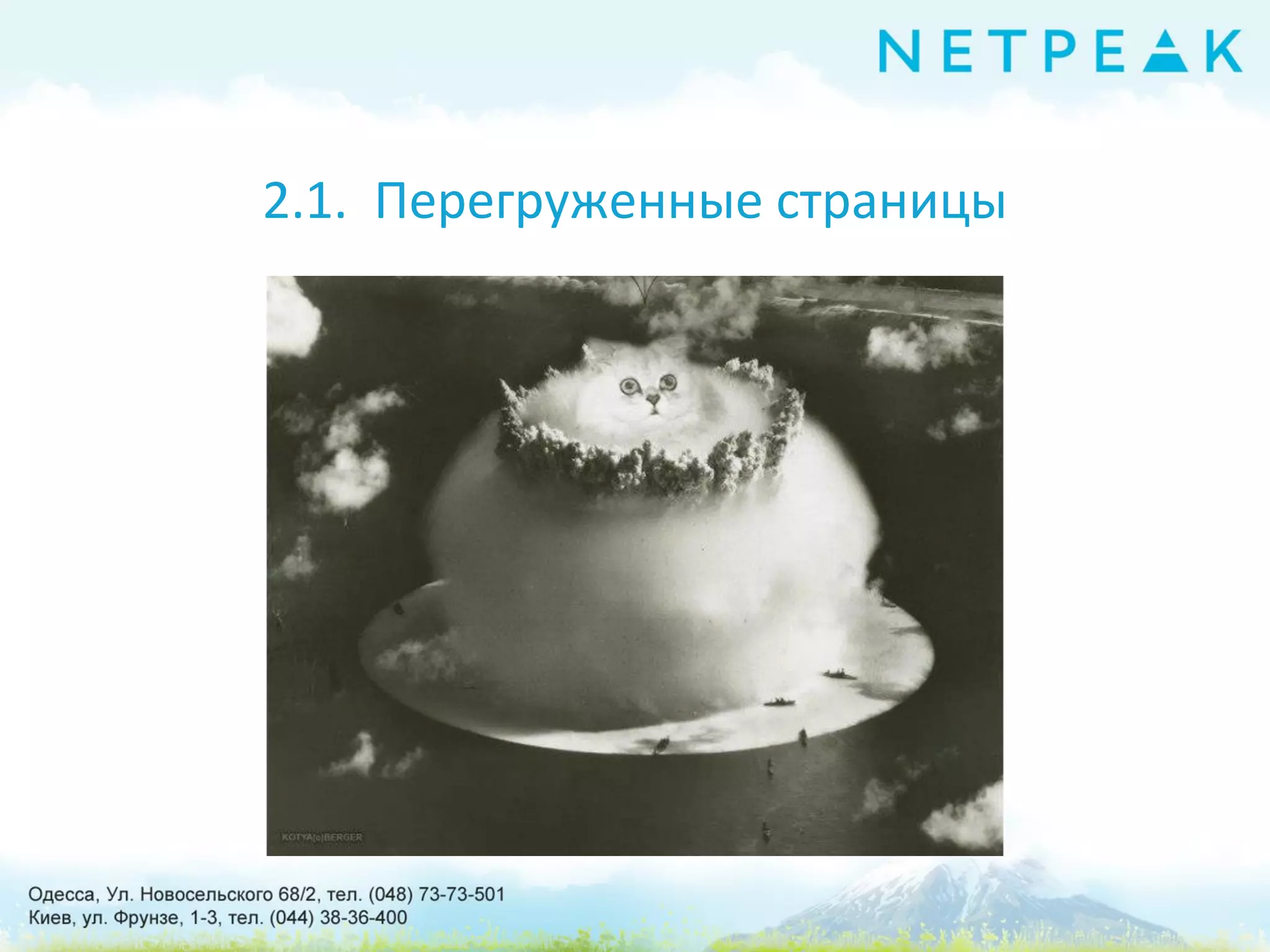 2.1. Перегруженные страницы
 