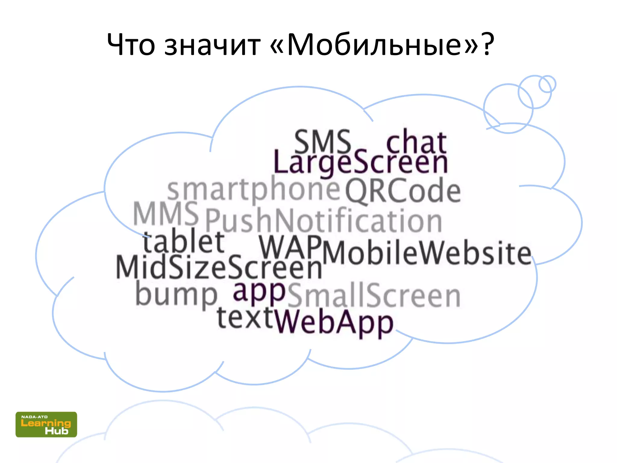 Что значит «Мобильные»?
 