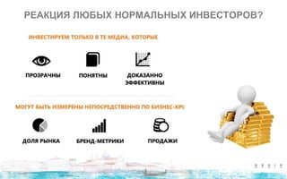 РЕАКЦИЯ ЛЮБЫХ НОРМАЛЬНЫХ ИНВЕСТОРОВ?
 