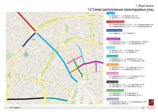  Тверская 
4 → 30/2, стр. 5-6
Моховая, 15 → Тверская, 31
 1-ая Тверская-Ямская 
2, стр. 1 → 36, стр. 1
1, стр. 2 → 29, стр. 1
 Большая Садовая 
1 → 5
 Кузнецкий Мост 
Б. Дмитровка, 8, стр. 2 → Кузнецкий Мост, 13, стр. 1
Б. Дмитровка, 6, стр. 1 → Рождественка, 6/9/20, стр.1
 Петровка 
3, стр. 1 → 15, стр. 1
Петровские линии, 2 → Театральный проезд, 1
 Воздвиженка 
2, стр. 1 → 36, стр. 1
1, стр. 2 → 29, стр. 1
 Камергерский переулок
Б. Дмитровка, 20, стр. 1 → Петровка, 15, стр. 1
Тверская, 6, стр. 2 → ул. Петровка, д. 11
 Столешников переулок 
Тверская, 6, стр. 2 → Петровка, 11
Б. Дмитровка, 20, стр. 1 → Петровка, 15, стр. 1
 Новый Арбат 
2 → 36, стр. 3
1, стр. 2 → 31
 Большая Дмитровка 
20, стр. 1 → 2
13 → 1
 Рождественка 
6/9/20, стр. 1 → Театральный проезд, д. 5, стр. 1
11, стр. 3 → 1, стр. 1
 