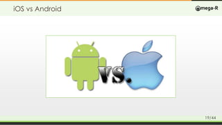 iOS vs Android
19/44
 