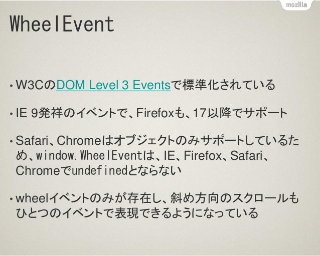 マウスホイールイベント処理マニアックス