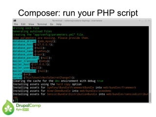 Composer: run your PHP script
 