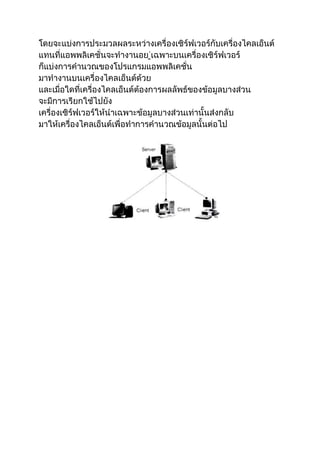 ระบบ๶ครือข่ายคอมพิว๶ตอร์