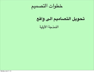 ‫قواعد التطوير‬
‫ما هو القائم حاليا‬

 