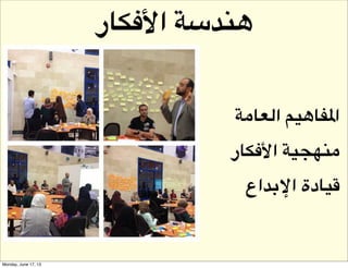 ‫أهداف التصميم‬
‫إبداع حلول‬

 