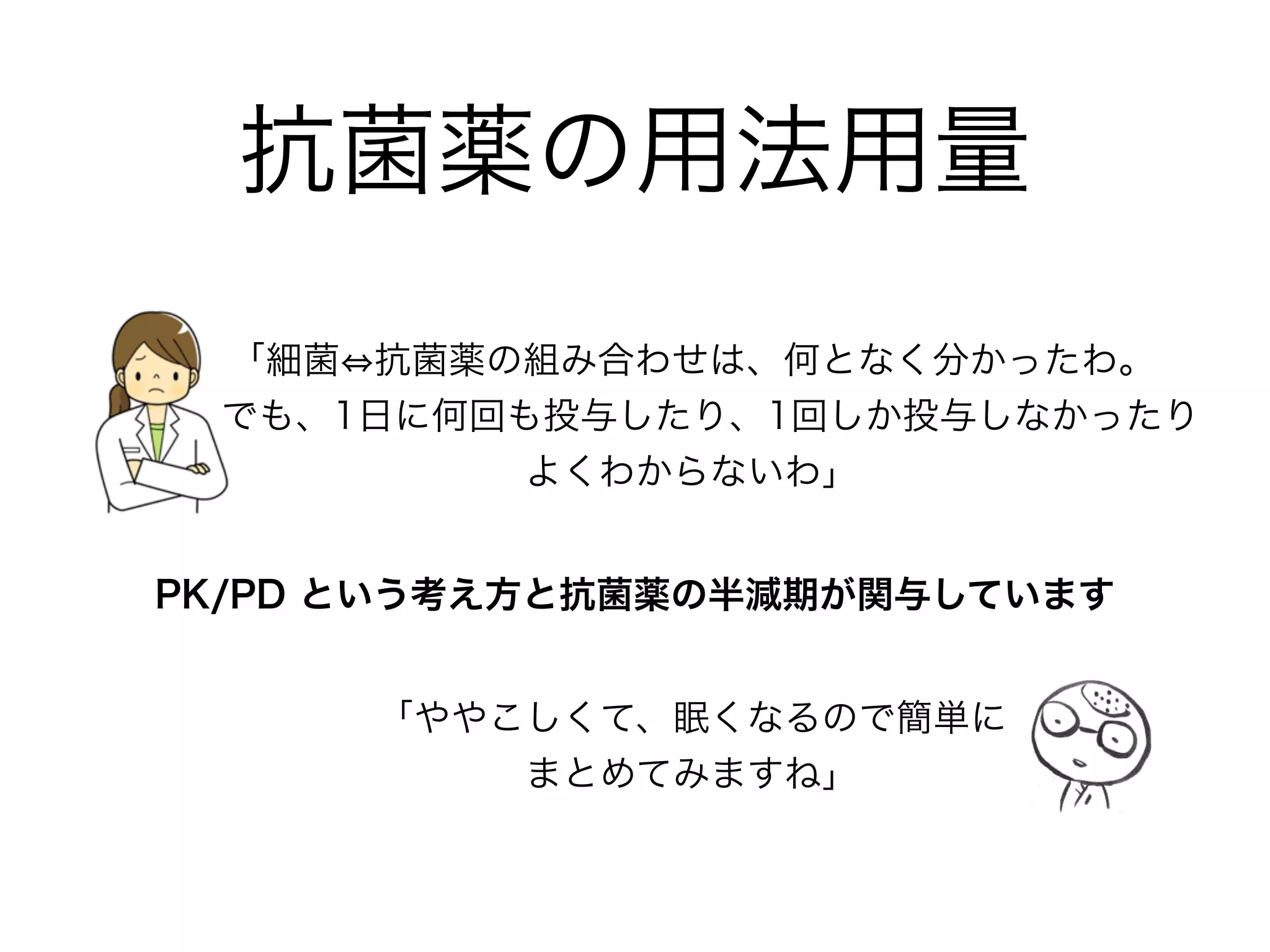 第1世代 第2世代
第3世代
第4世代
「このような世代にわかれています。 
世代毎にスペクトラムは異なります」
CEZ CTM CMZ FMOX
CTX CTRX SBT/CPZ CAZ
CFPM CZOP
 