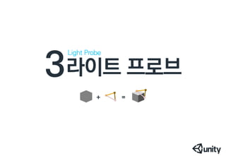 라이트,라이트맵,라이트프로브,누가갶장가볍고이쁠까