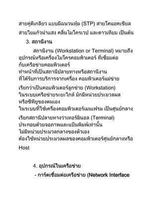 STP)
3.
Workstation or Terminal)
Workstation)
Terminal)
Host
4.
- Network Interface
 