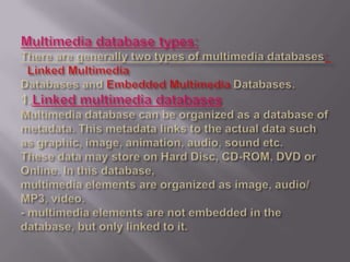 multimedia data base | PPT