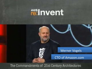 5
Werner Vogels
CTO of Amazon.com
 