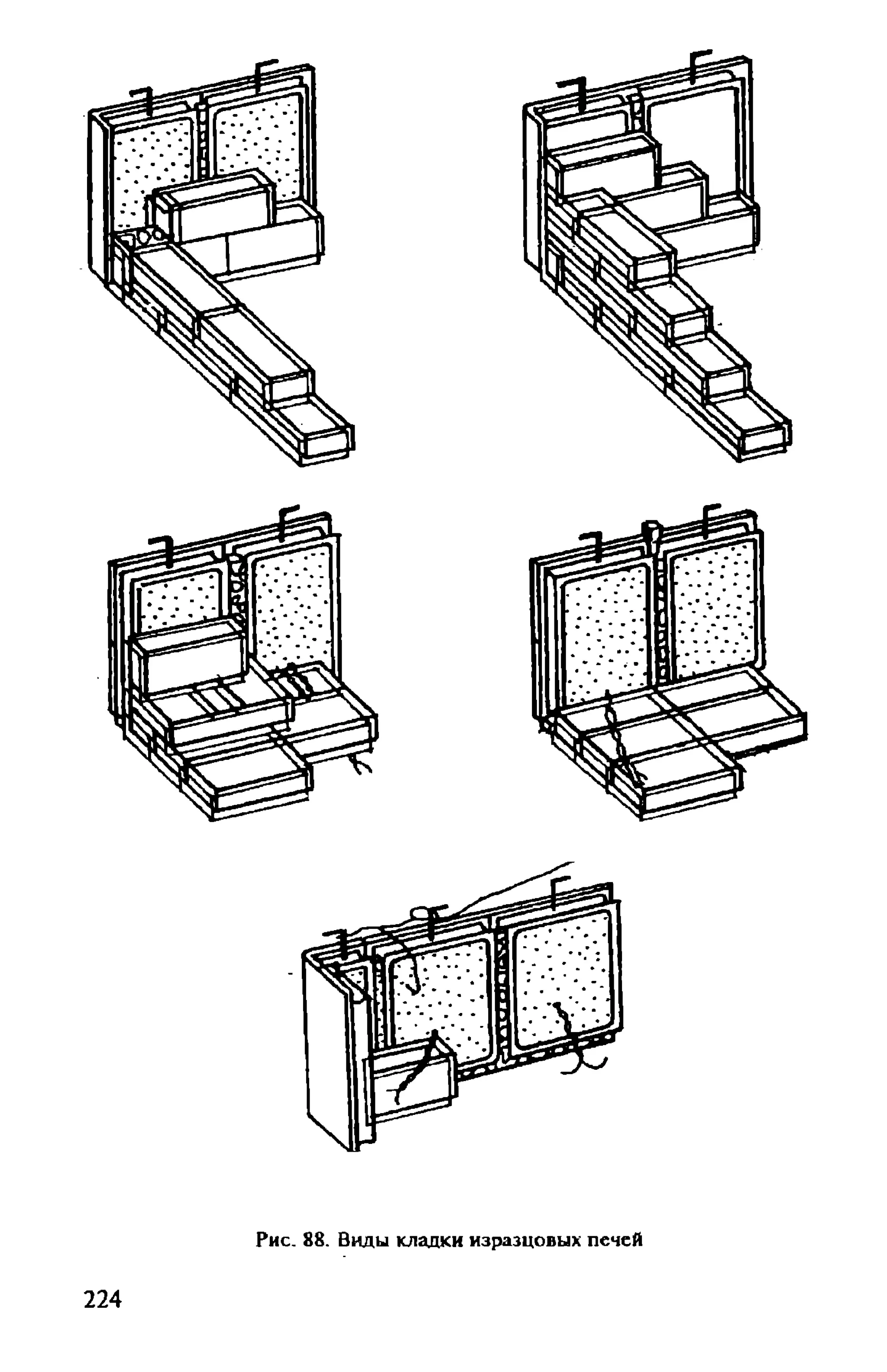 в. левадный печи и камины кладка, облицовка, эксплуатация