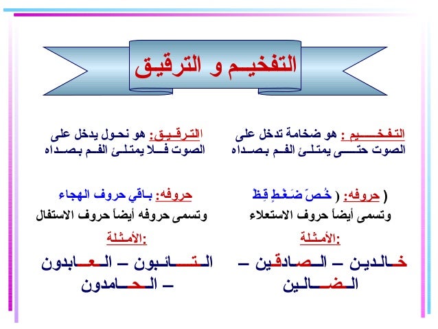 تعليم التجويد للمبتدئين-حلقة27-التفخيم والترقيق -24-638