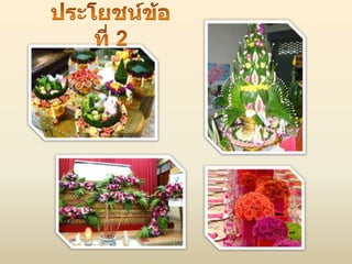 ประโยชน์ของไม้ดอก ไม้ประดับ