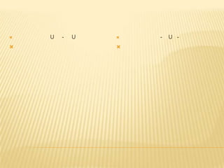  U - U

 - U -

 