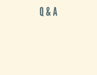 Q & A
 