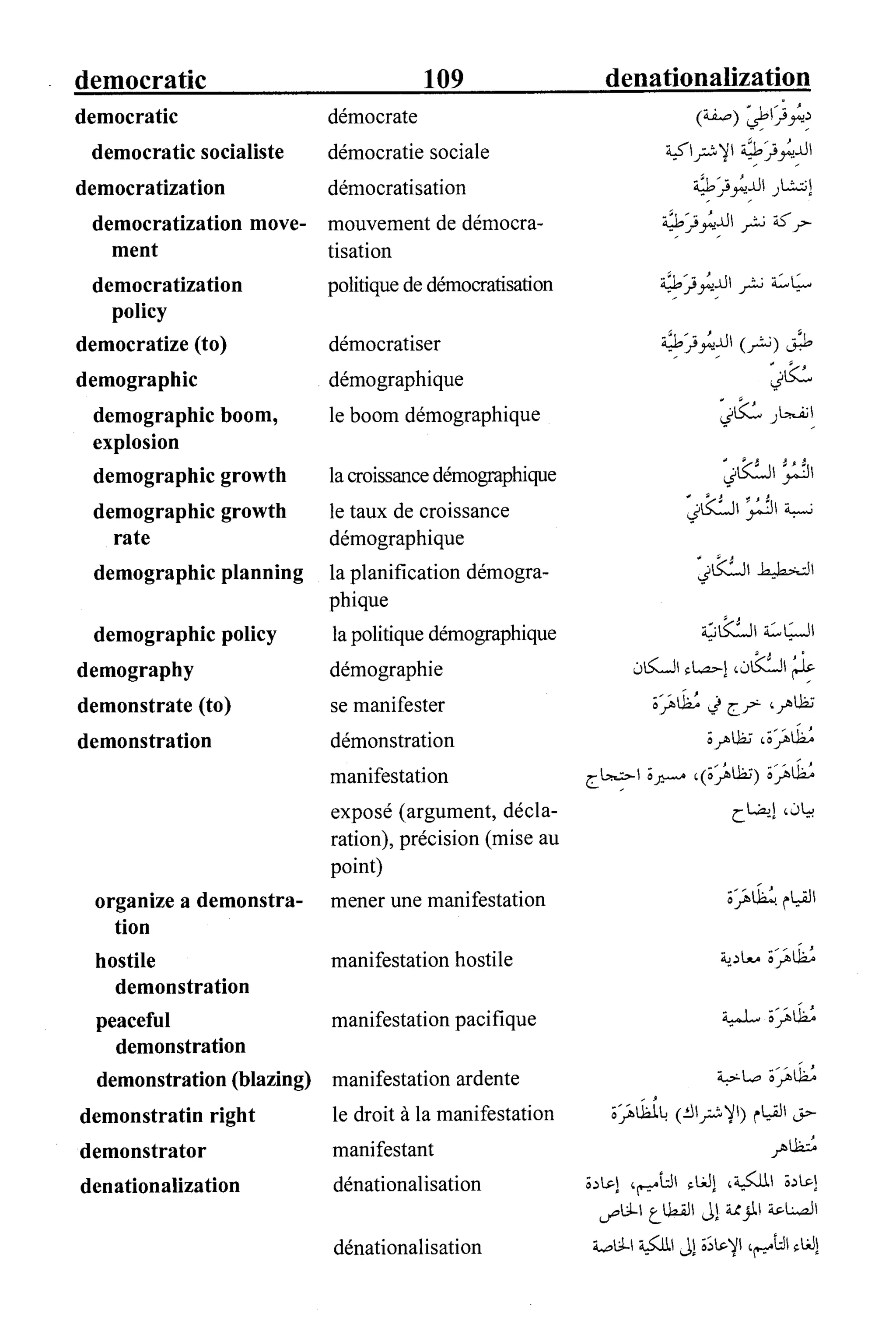 القاموس السياسي ومصطلحات المؤتمرات الدولية 