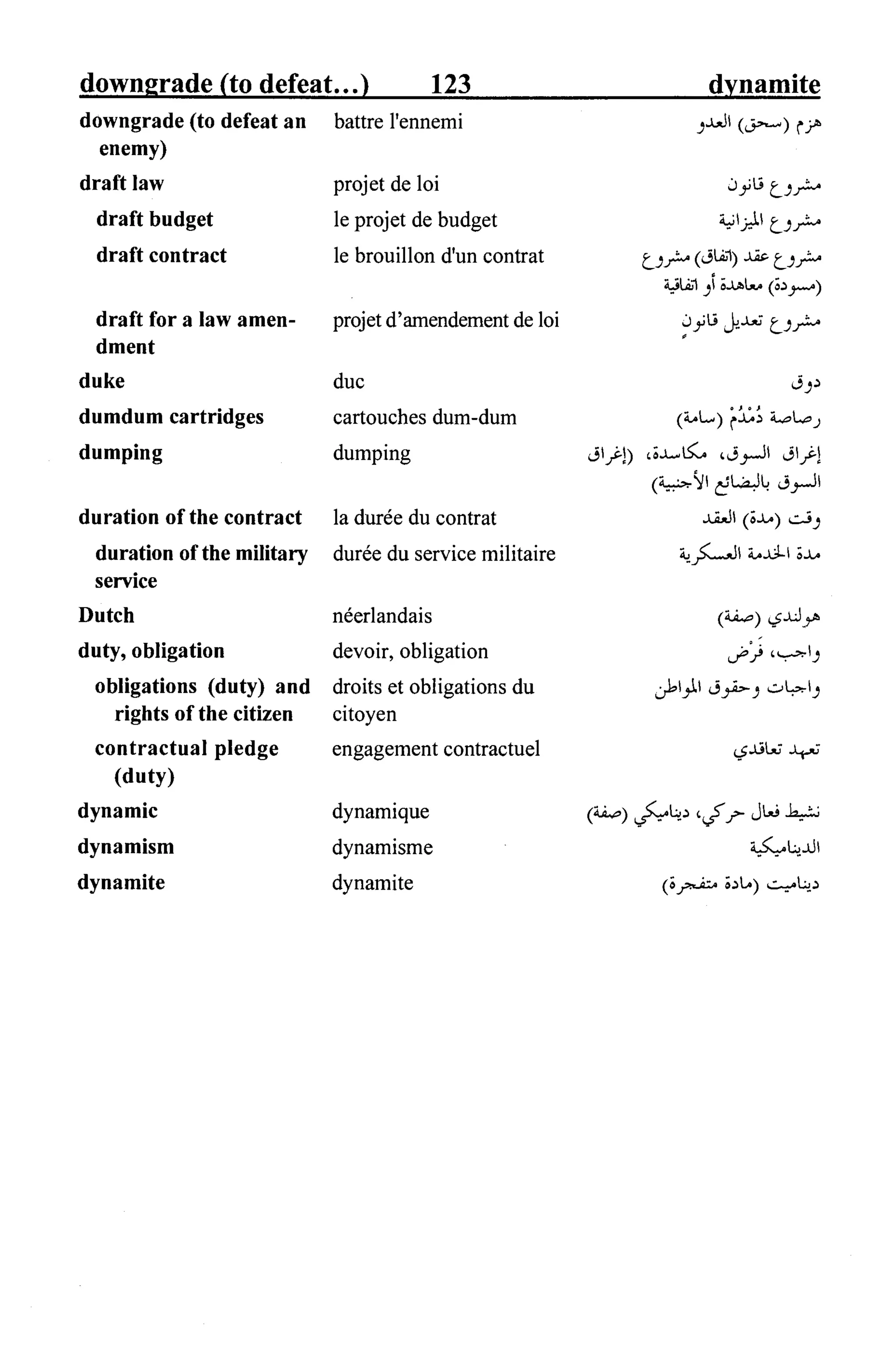 القاموس السياسي ومصطلحات المؤتمرات الدولية 