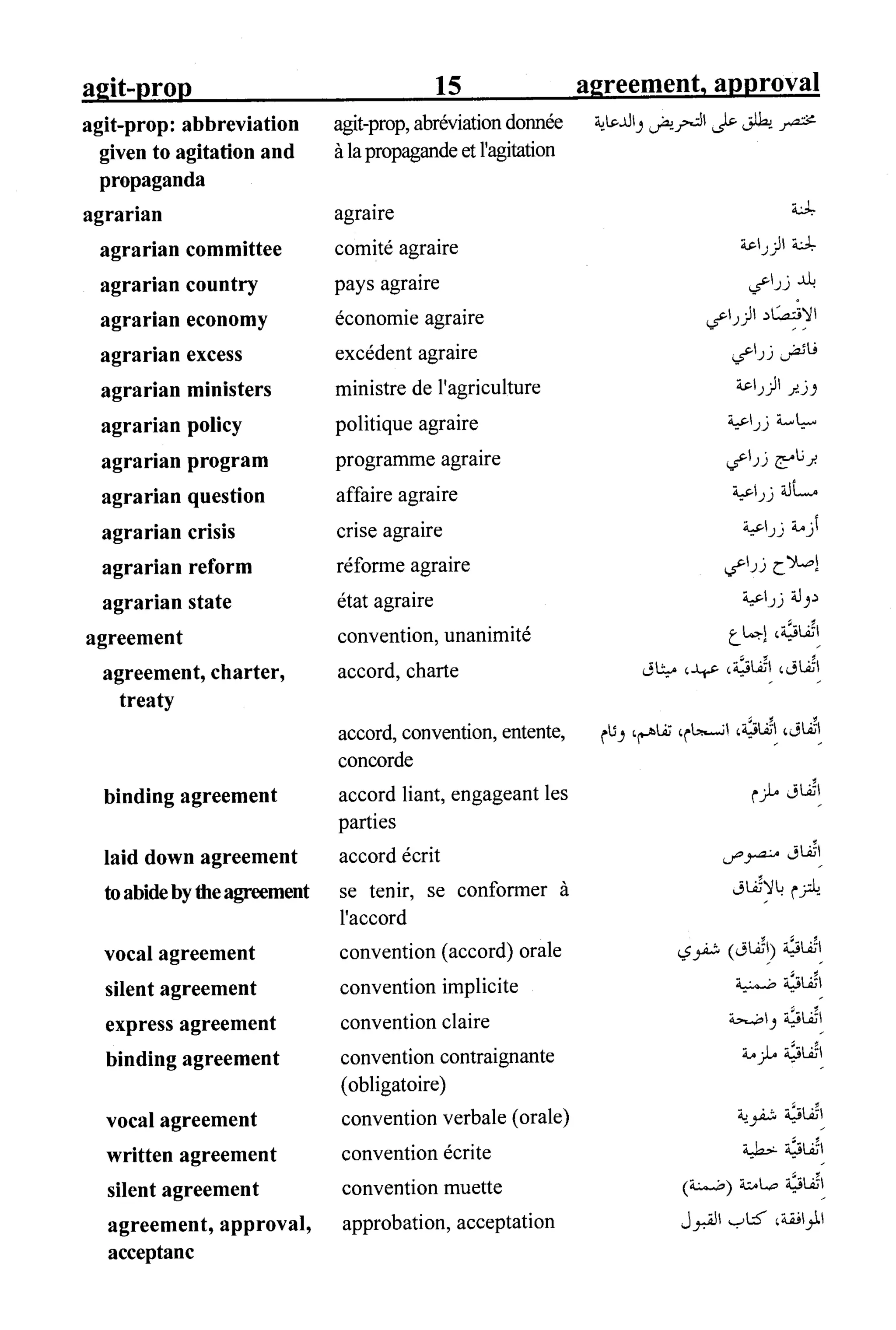 القاموس السياسي ومصطلحات المؤتمرات الدولية 