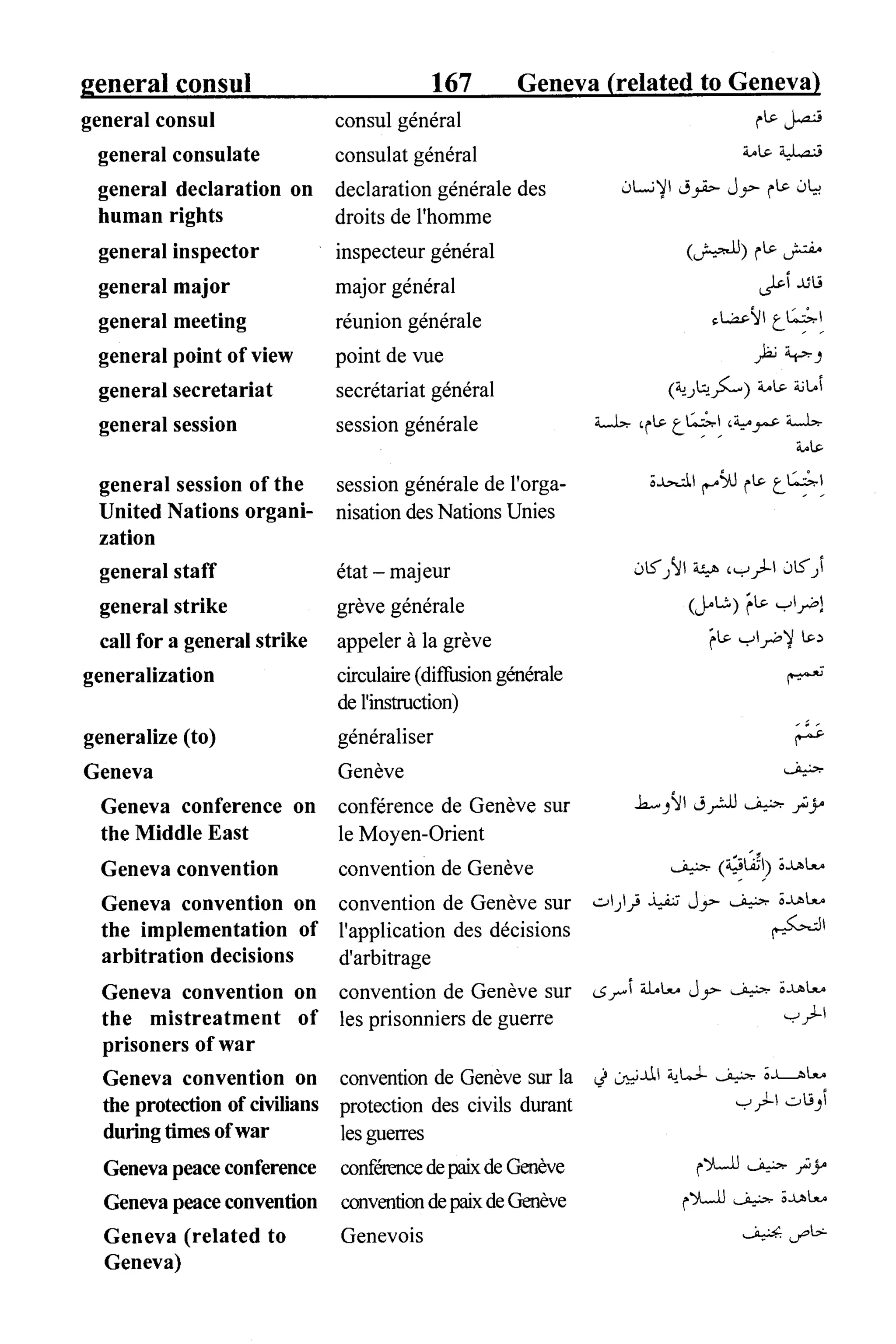 القاموس السياسي ومصطلحات المؤتمرات الدولية 