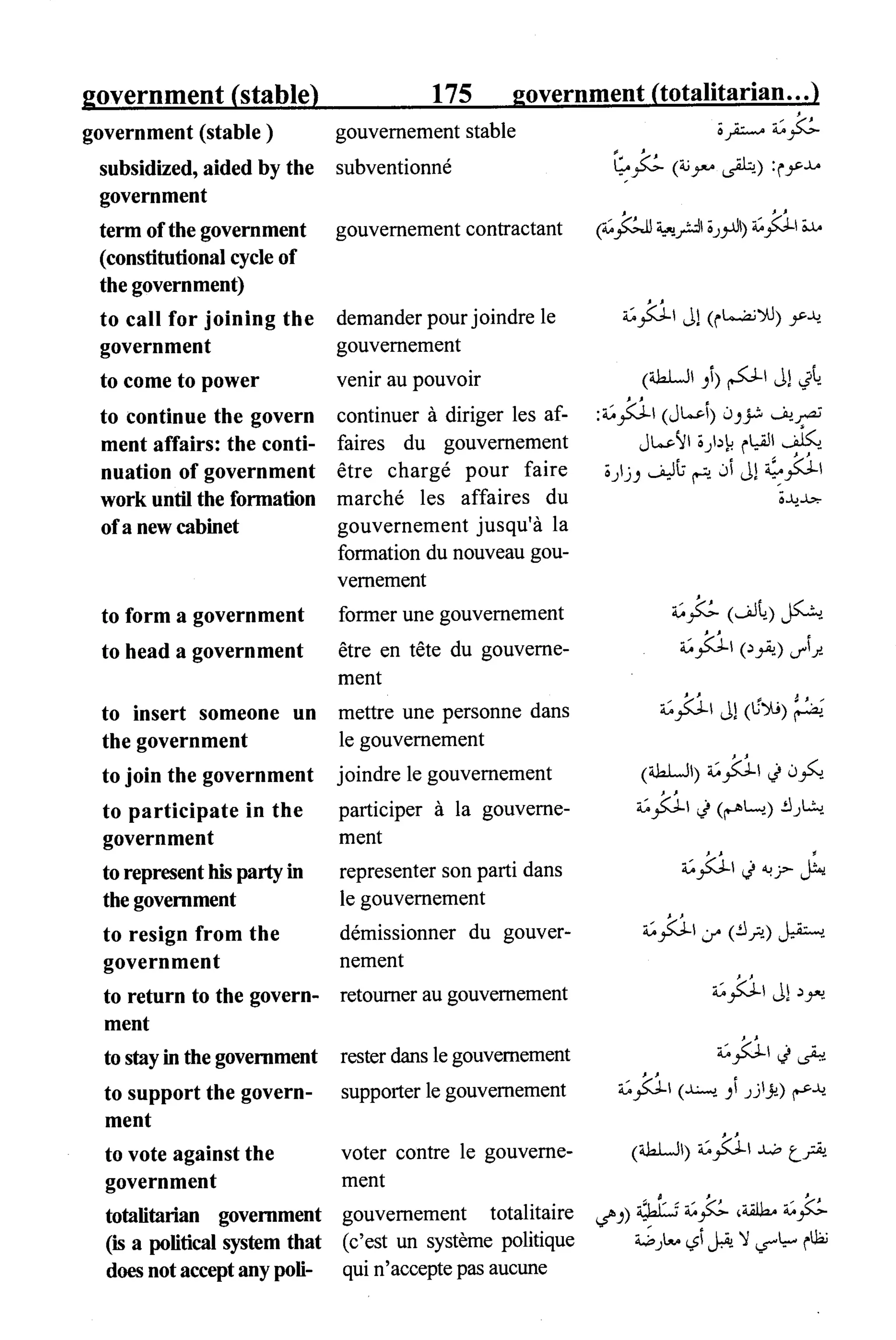 القاموس السياسي ومصطلحات المؤتمرات الدولية 
