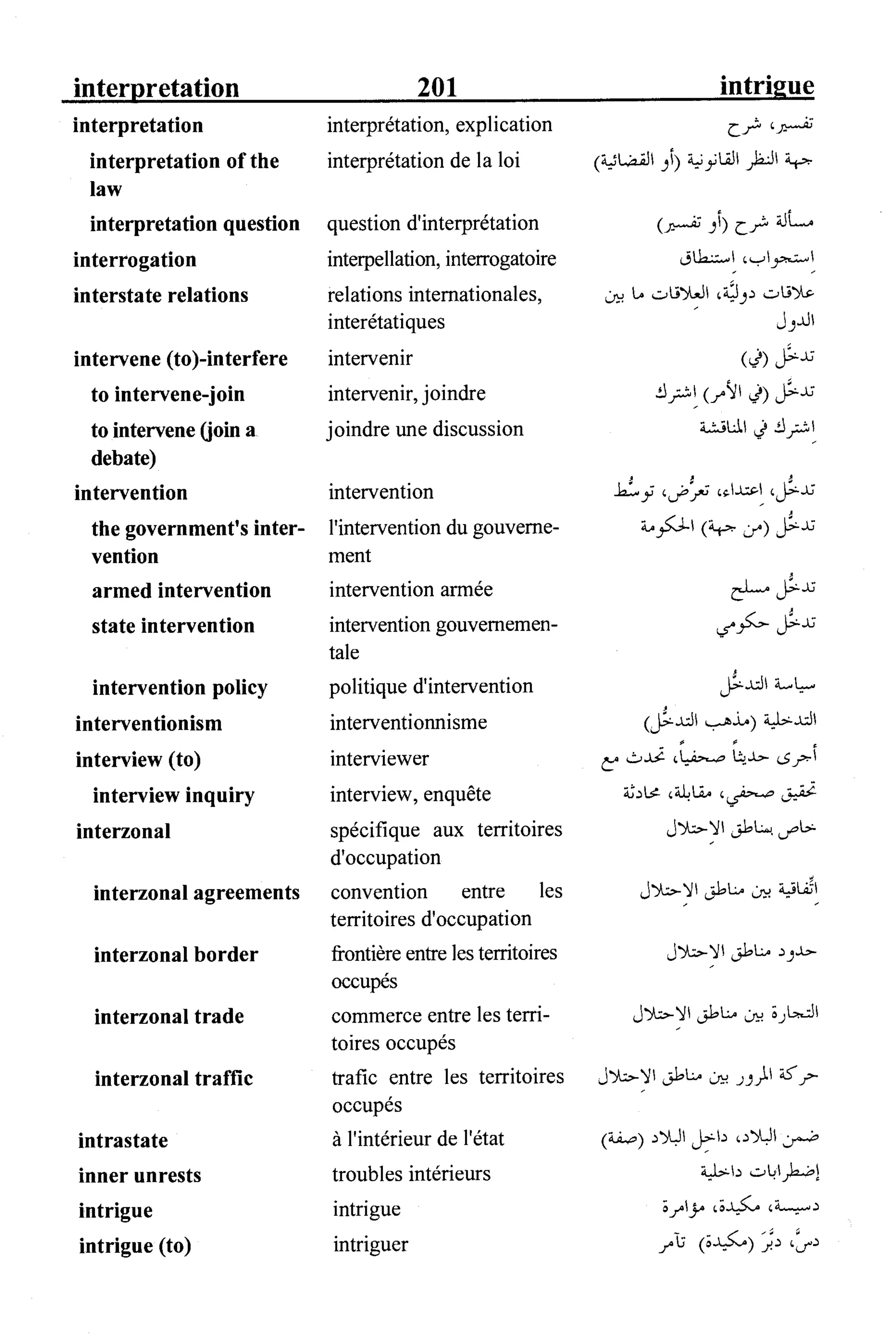 القاموس السياسي ومصطلحات المؤتمرات الدولية 