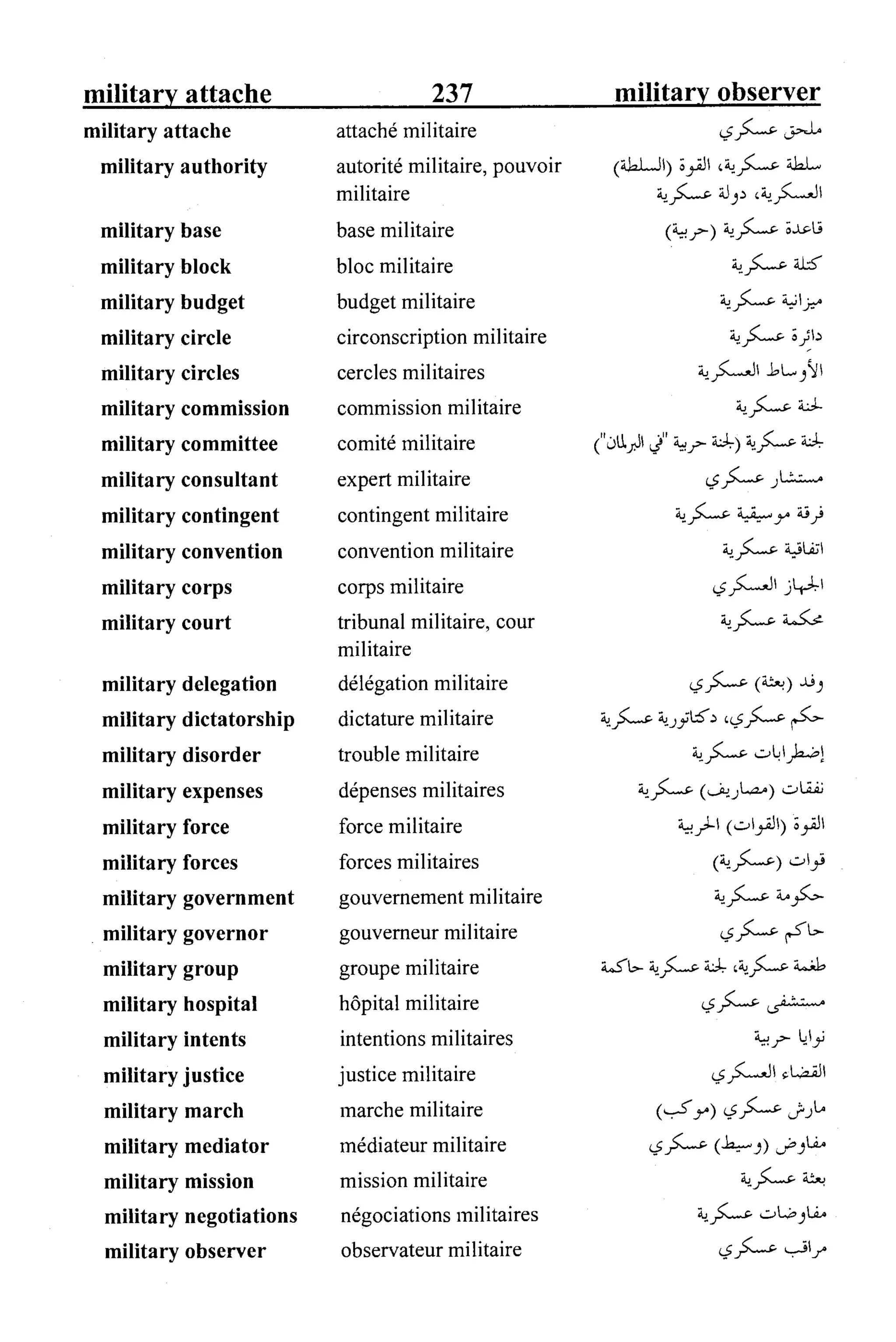 القاموس السياسي ومصطلحات المؤتمرات الدولية 