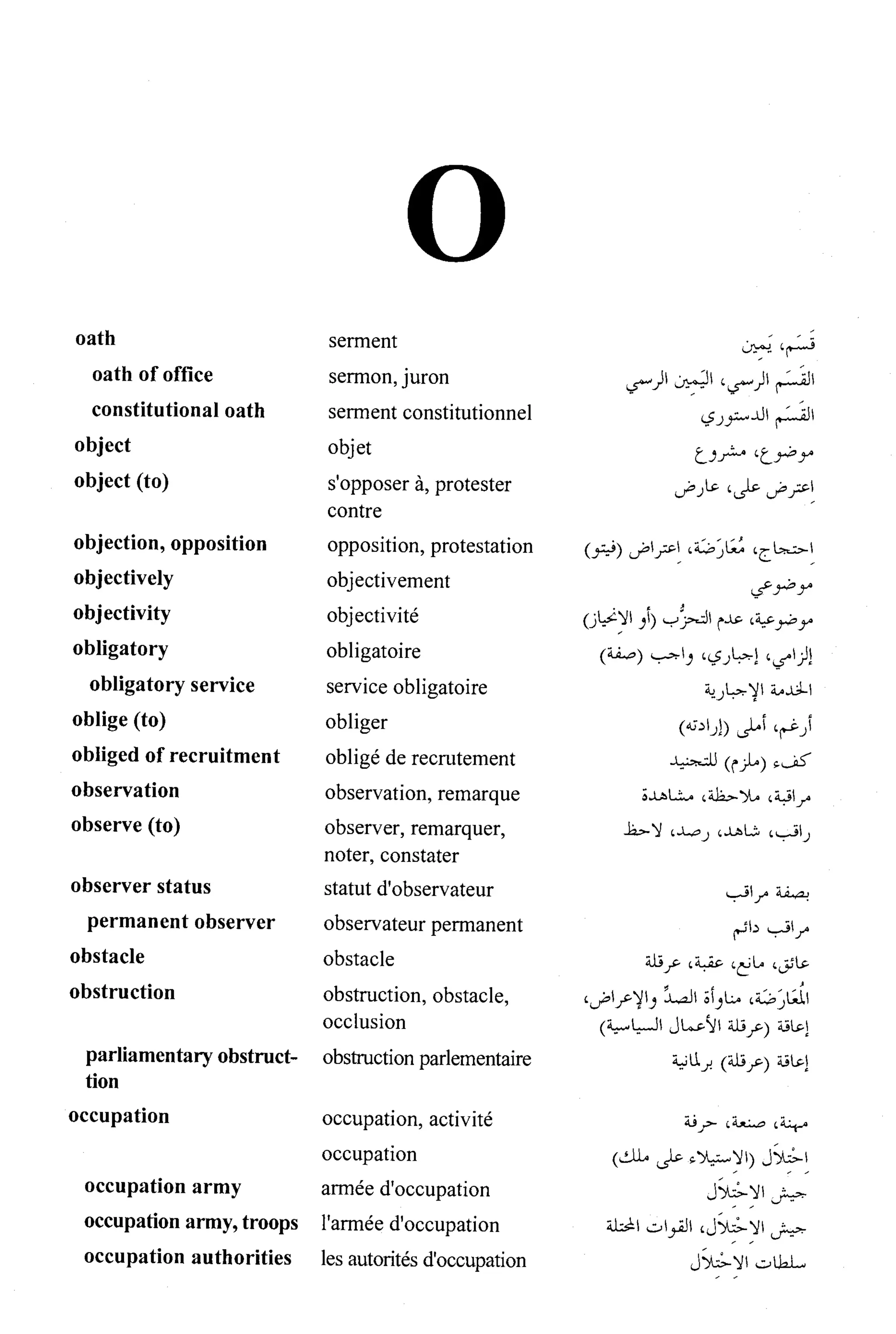 القاموس السياسي ومصطلحات المؤتمرات الدولية 