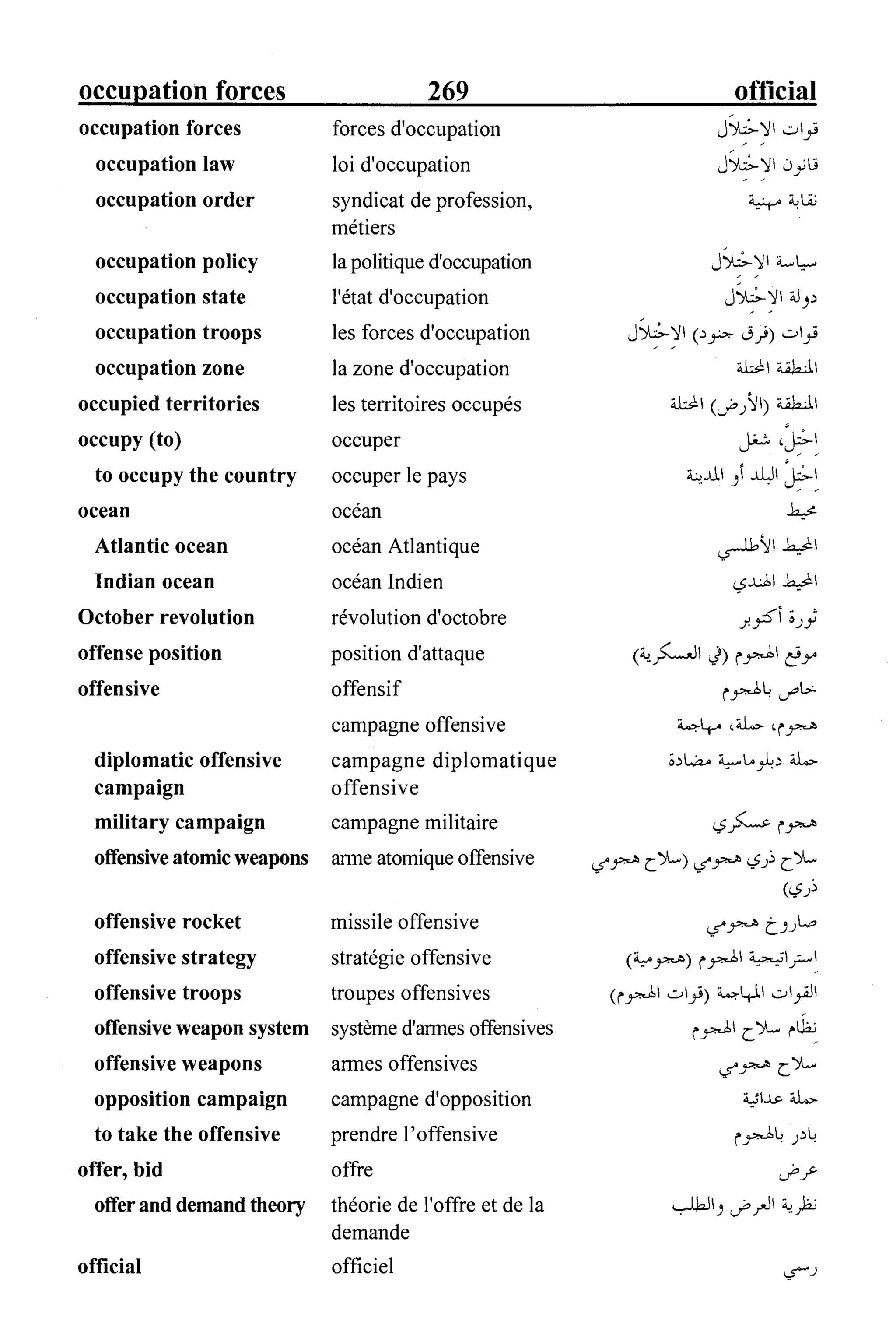 القاموس السياسي ومصطلحات المؤتمرات الدولية 