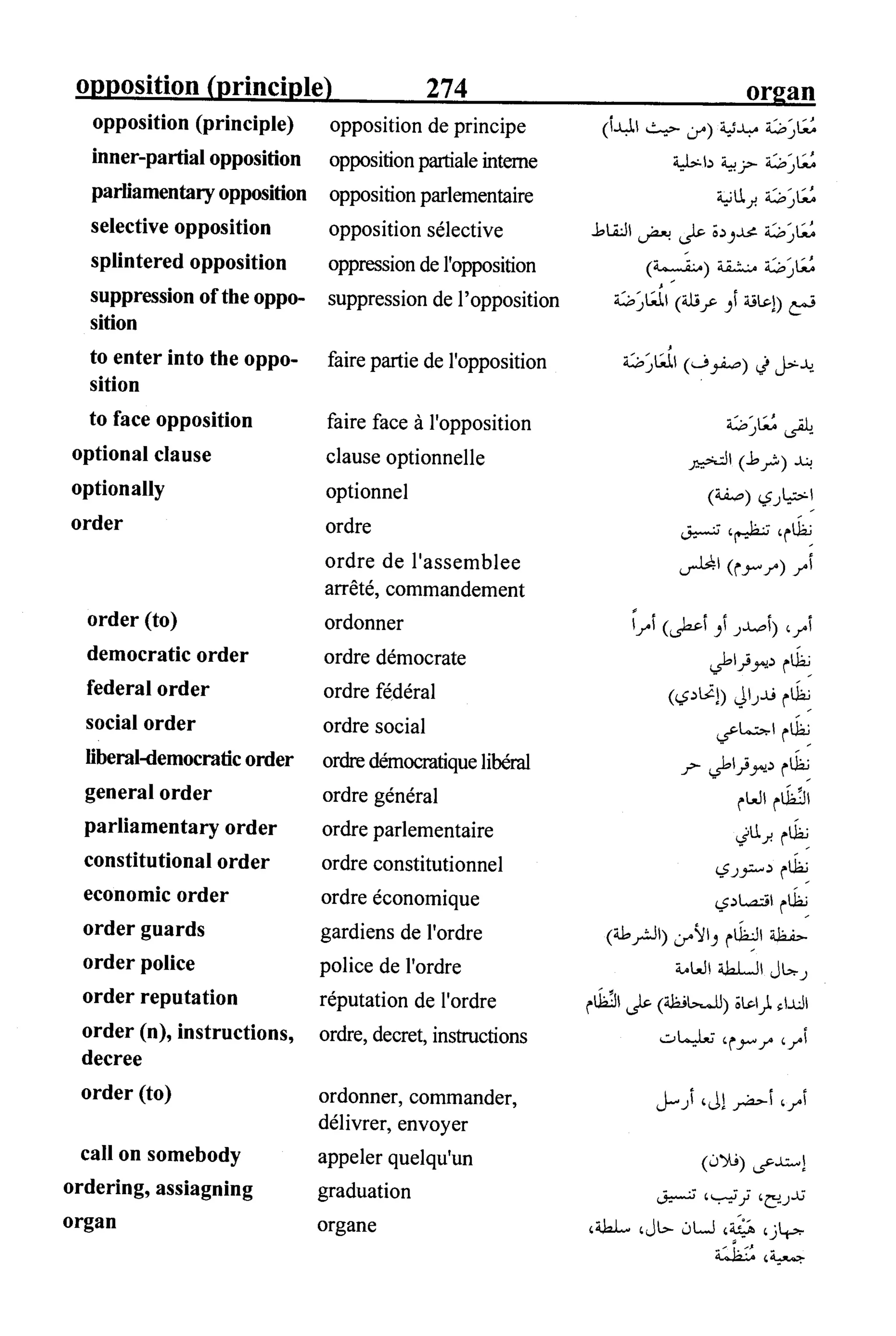 القاموس السياسي ومصطلحات المؤتمرات الدولية 