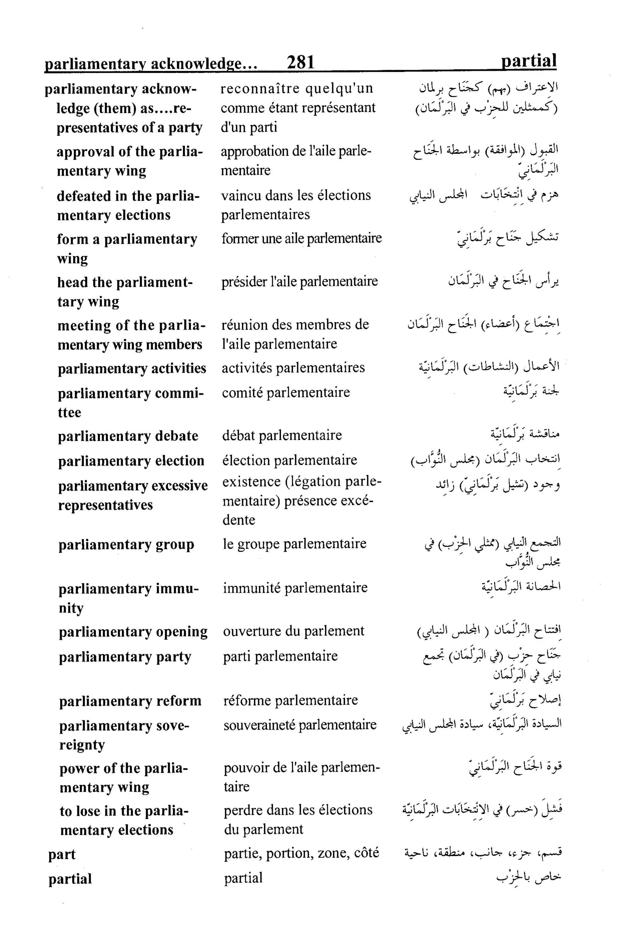 القاموس السياسي ومصطلحات المؤتمرات الدولية 