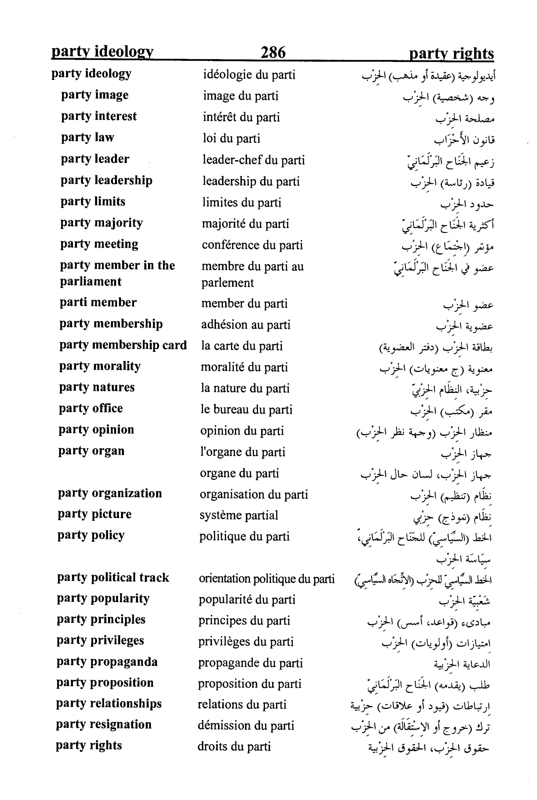 القاموس السياسي ومصطلحات المؤتمرات الدولية 