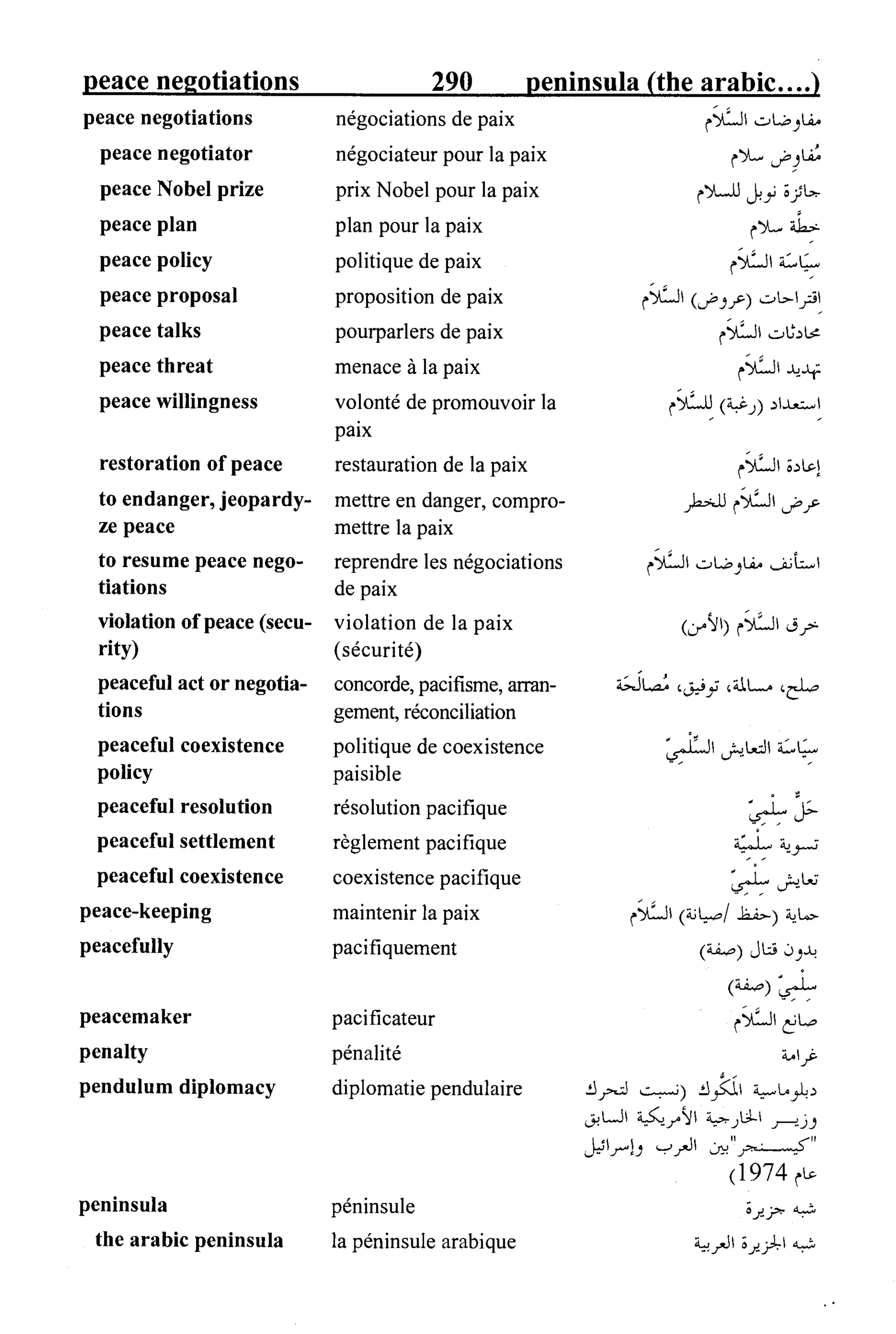 القاموس السياسي ومصطلحات المؤتمرات الدولية 