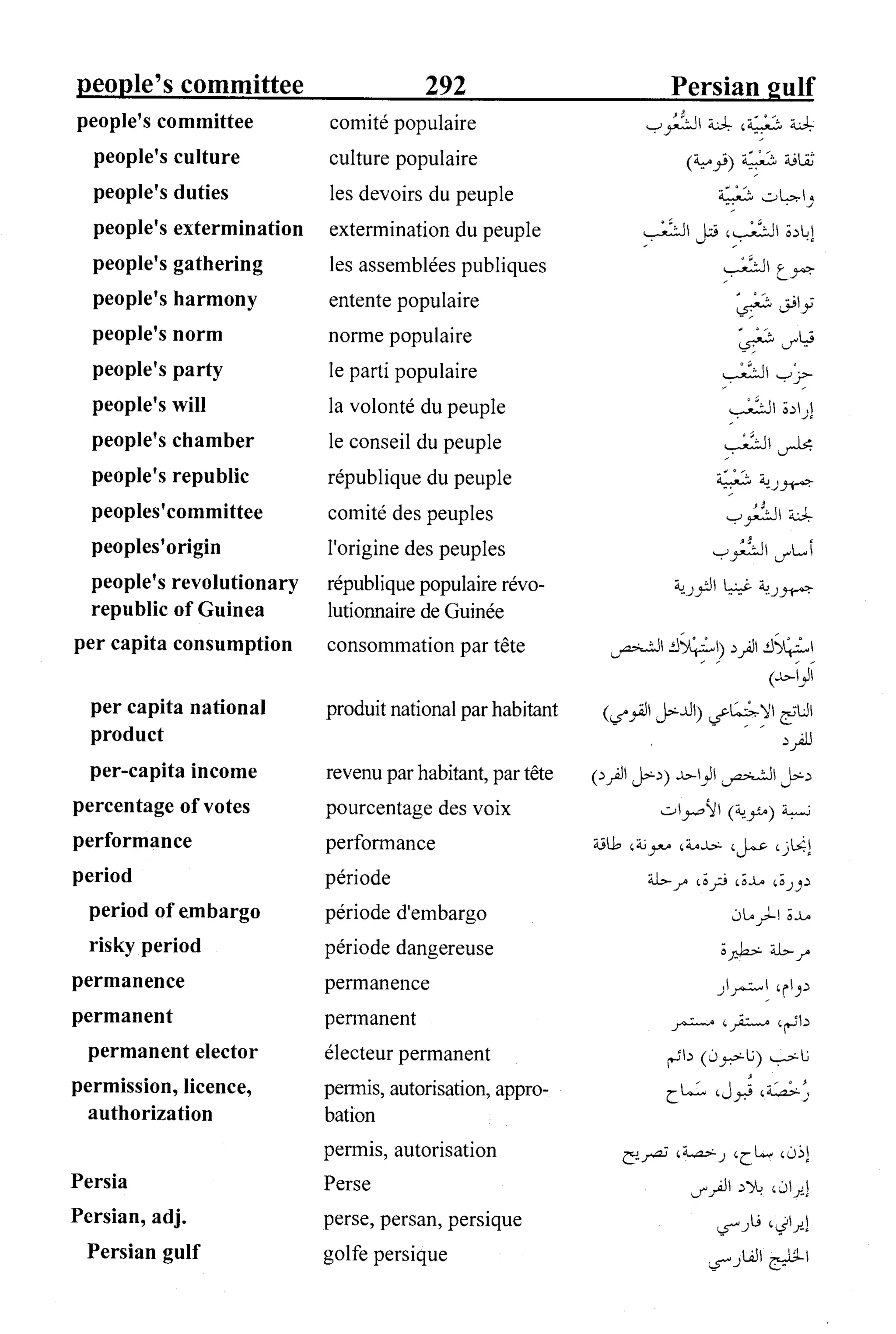 القاموس السياسي ومصطلحات المؤتمرات الدولية 