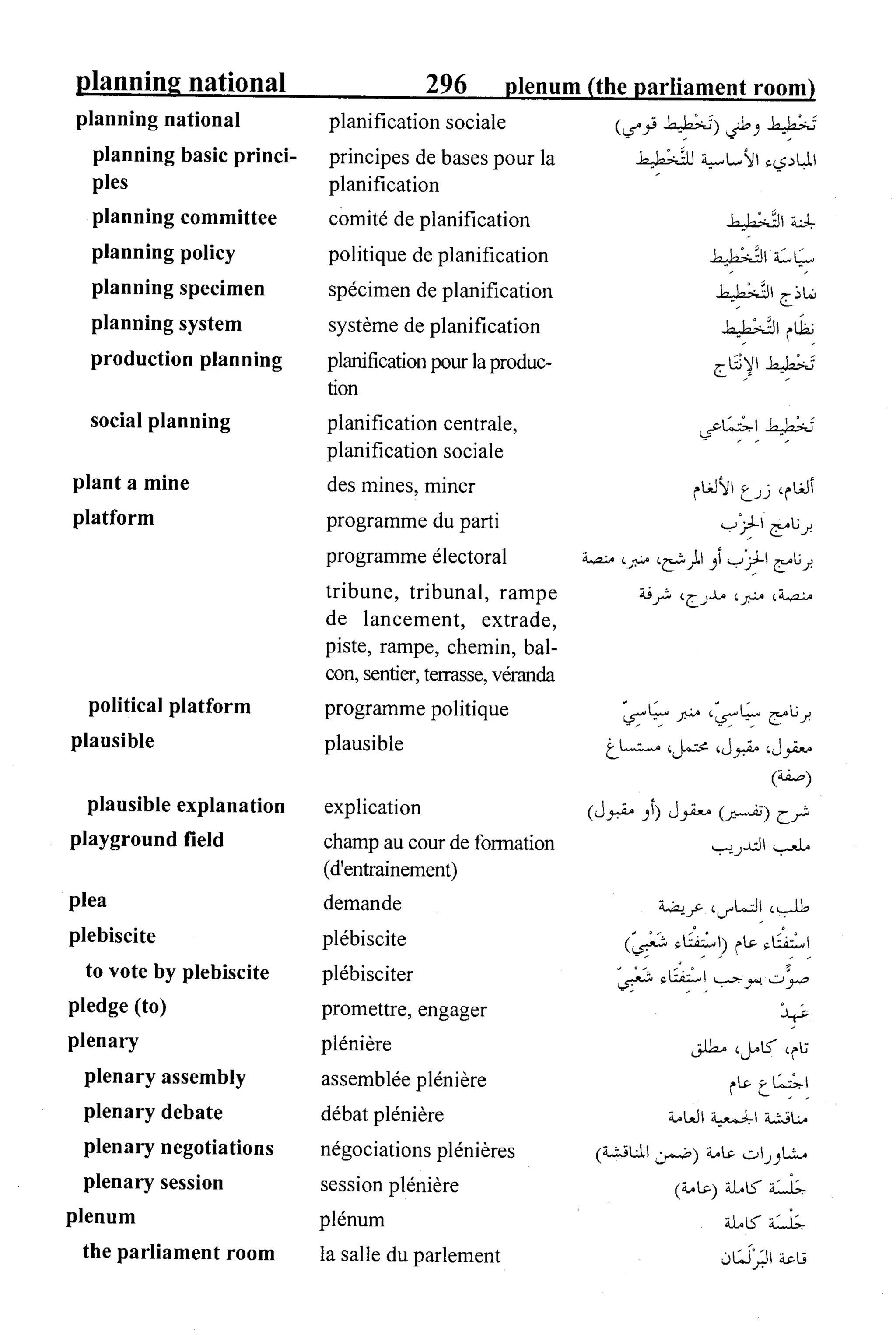القاموس السياسي ومصطلحات المؤتمرات الدولية 