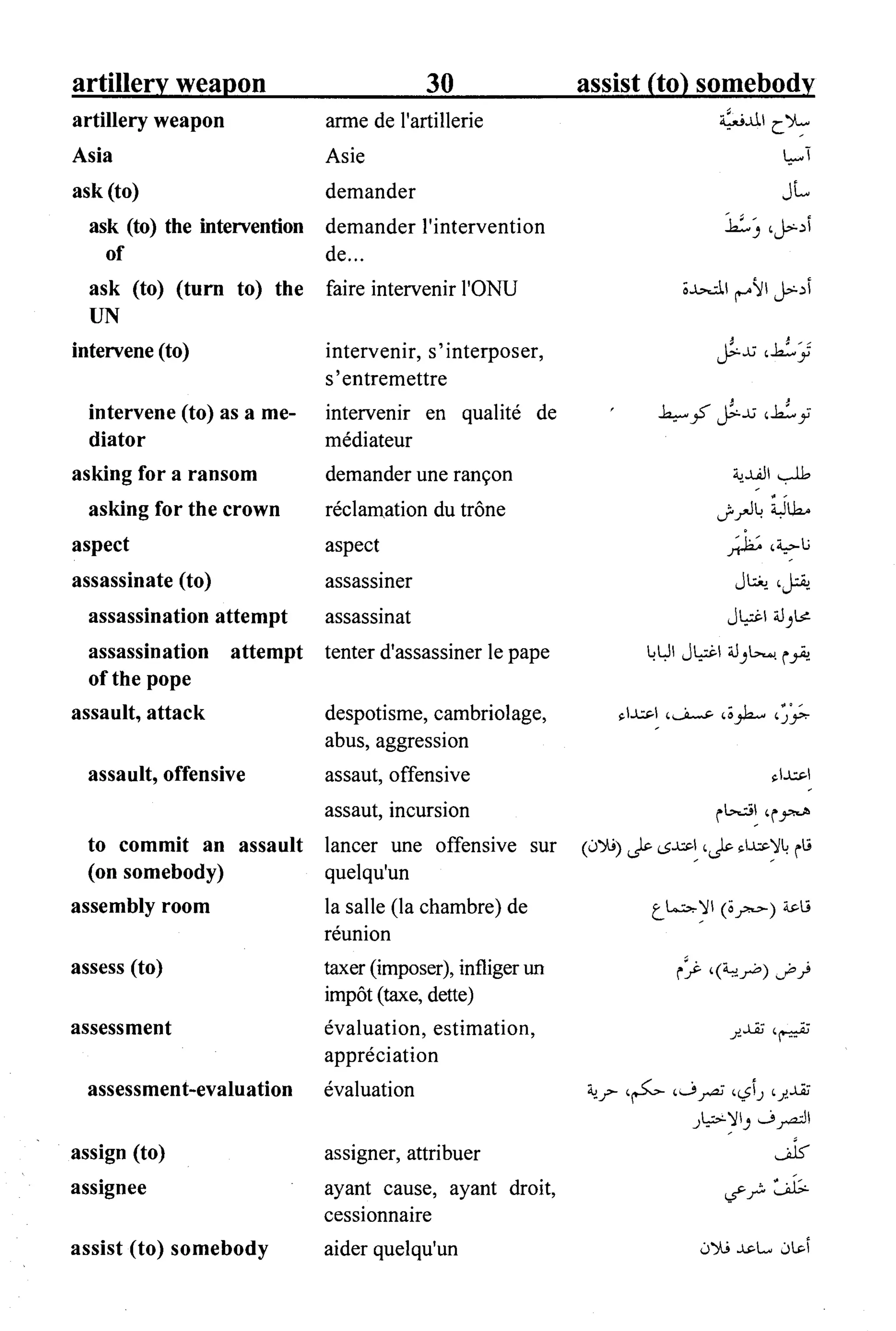 القاموس السياسي ومصطلحات المؤتمرات الدولية 