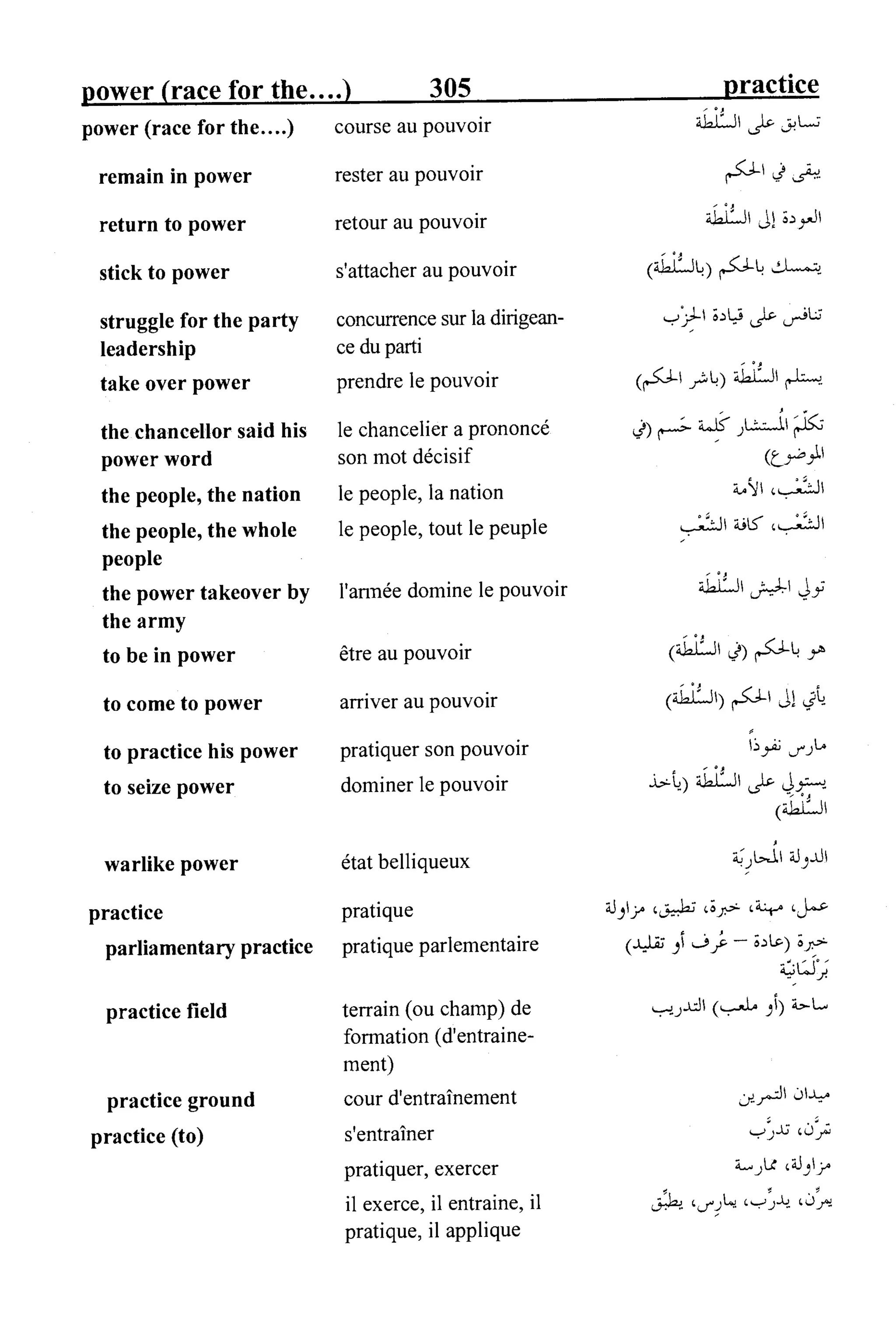 القاموس السياسي ومصطلحات المؤتمرات الدولية 