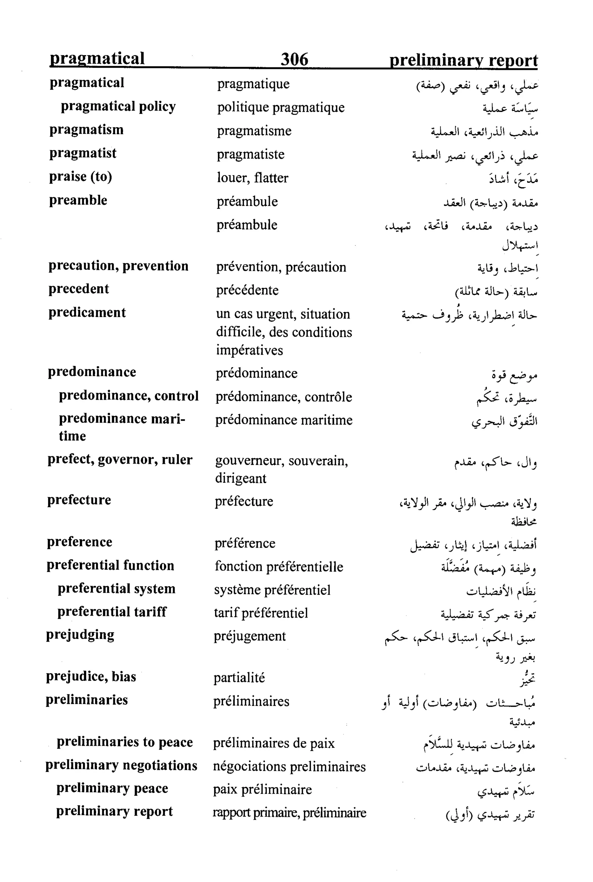 القاموس السياسي ومصطلحات المؤتمرات الدولية 