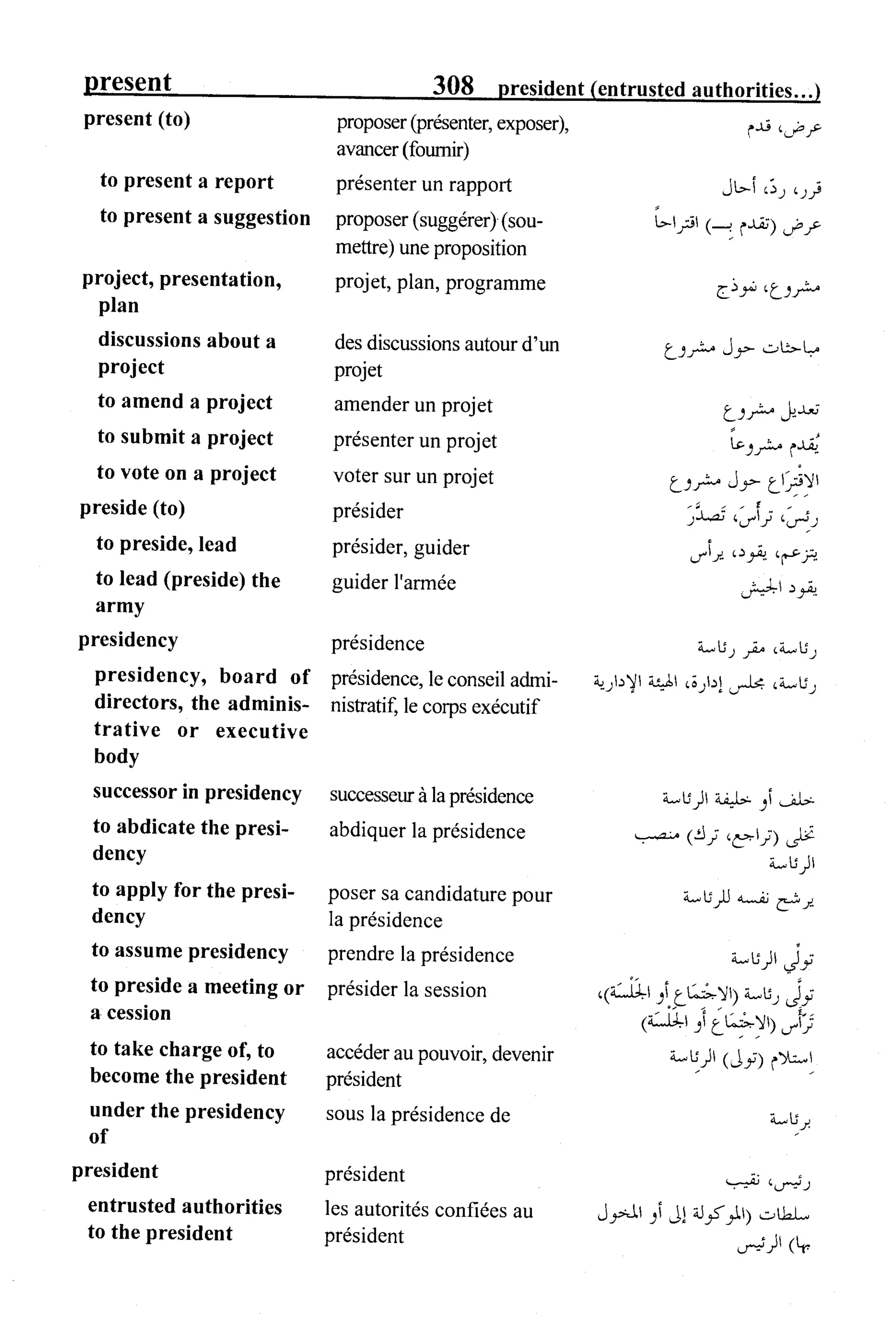 القاموس السياسي ومصطلحات المؤتمرات الدولية 
