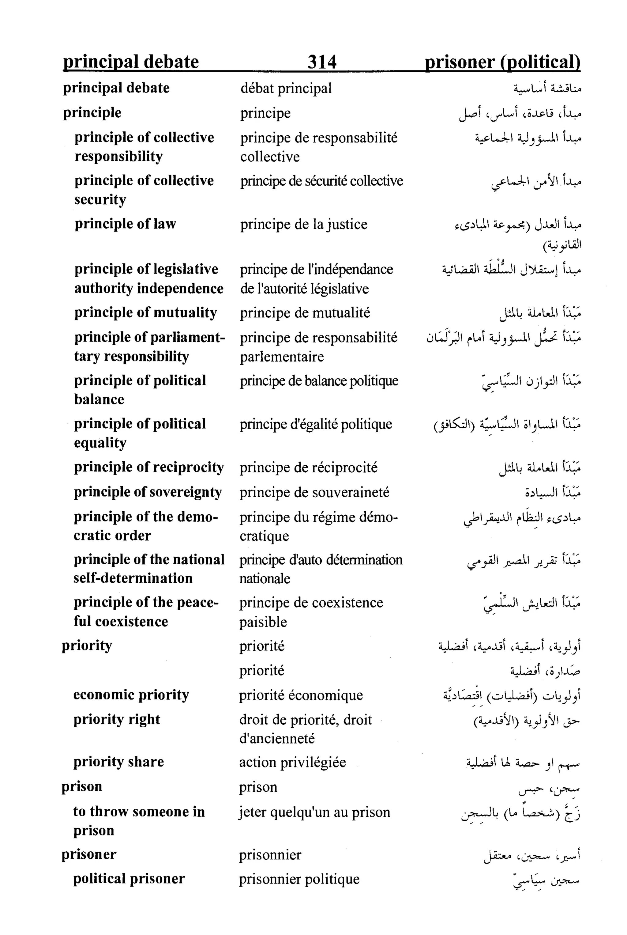 القاموس السياسي ومصطلحات المؤتمرات الدولية 