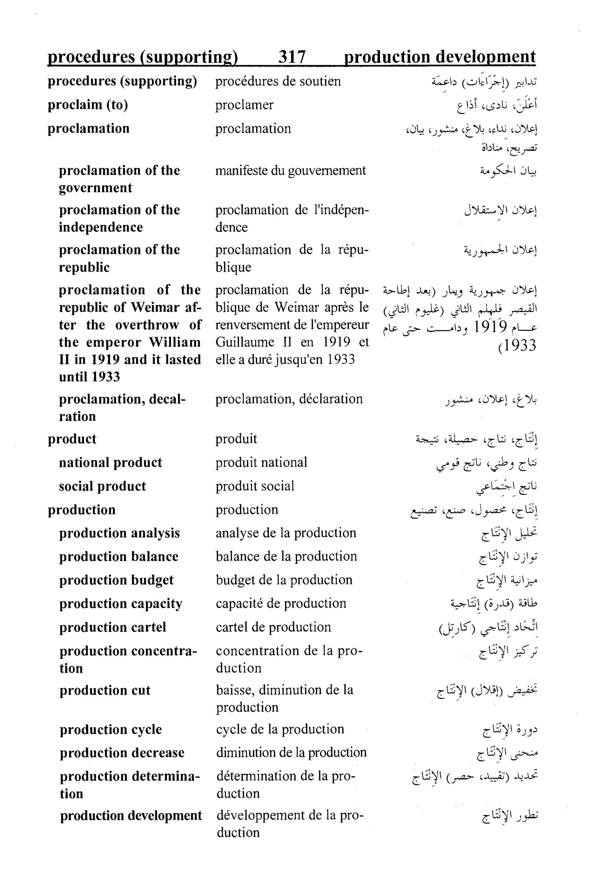 القاموس السياسي ومصطلحات المؤتمرات الدولية 