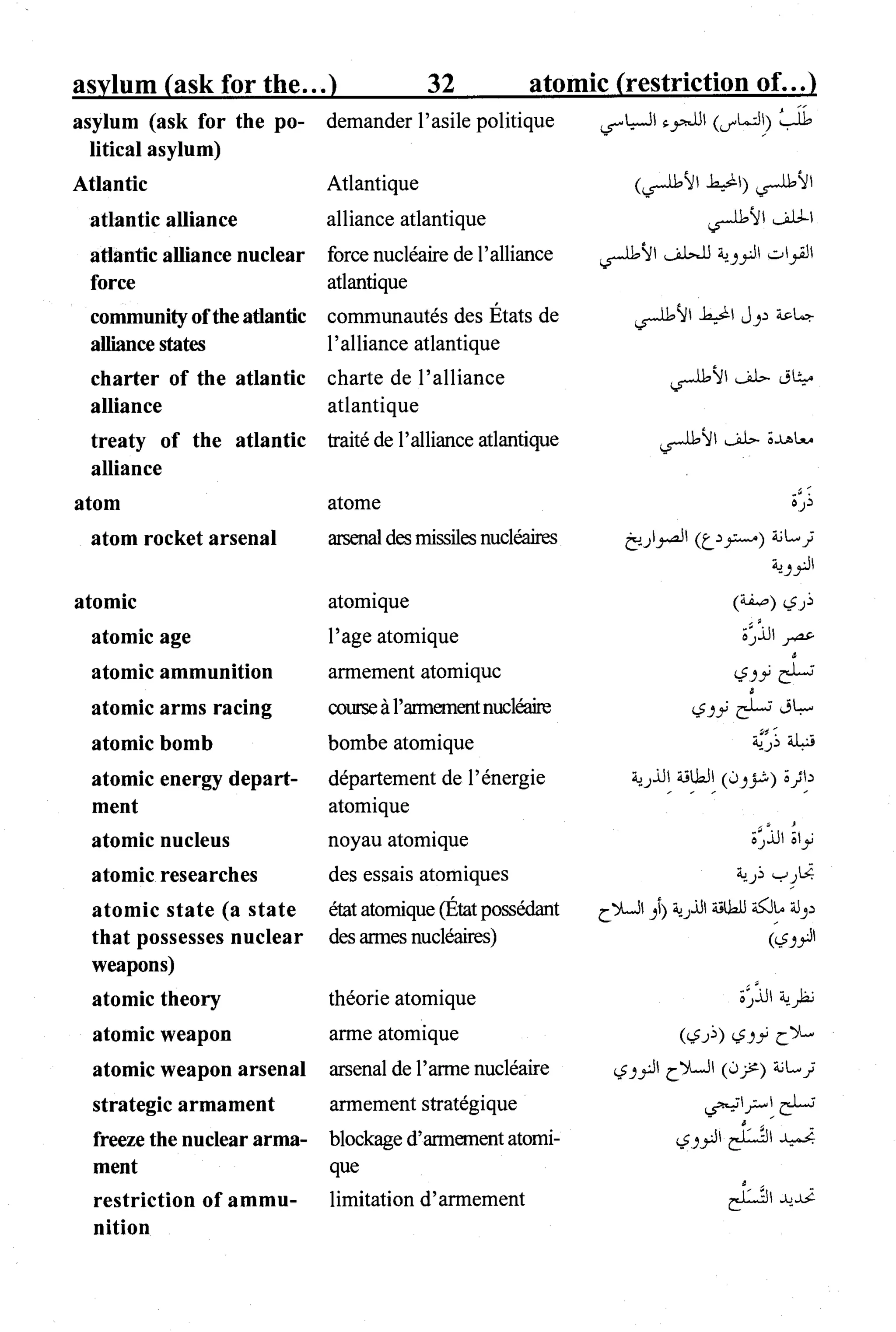 القاموس السياسي ومصطلحات المؤتمرات الدولية 