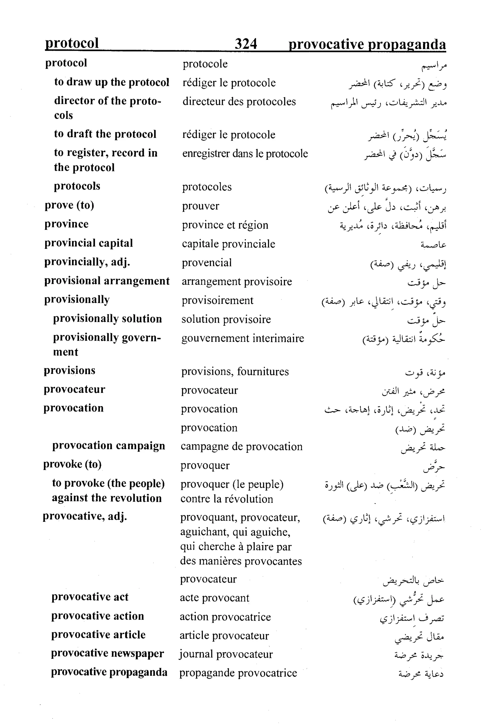القاموس السياسي ومصطلحات المؤتمرات الدولية 