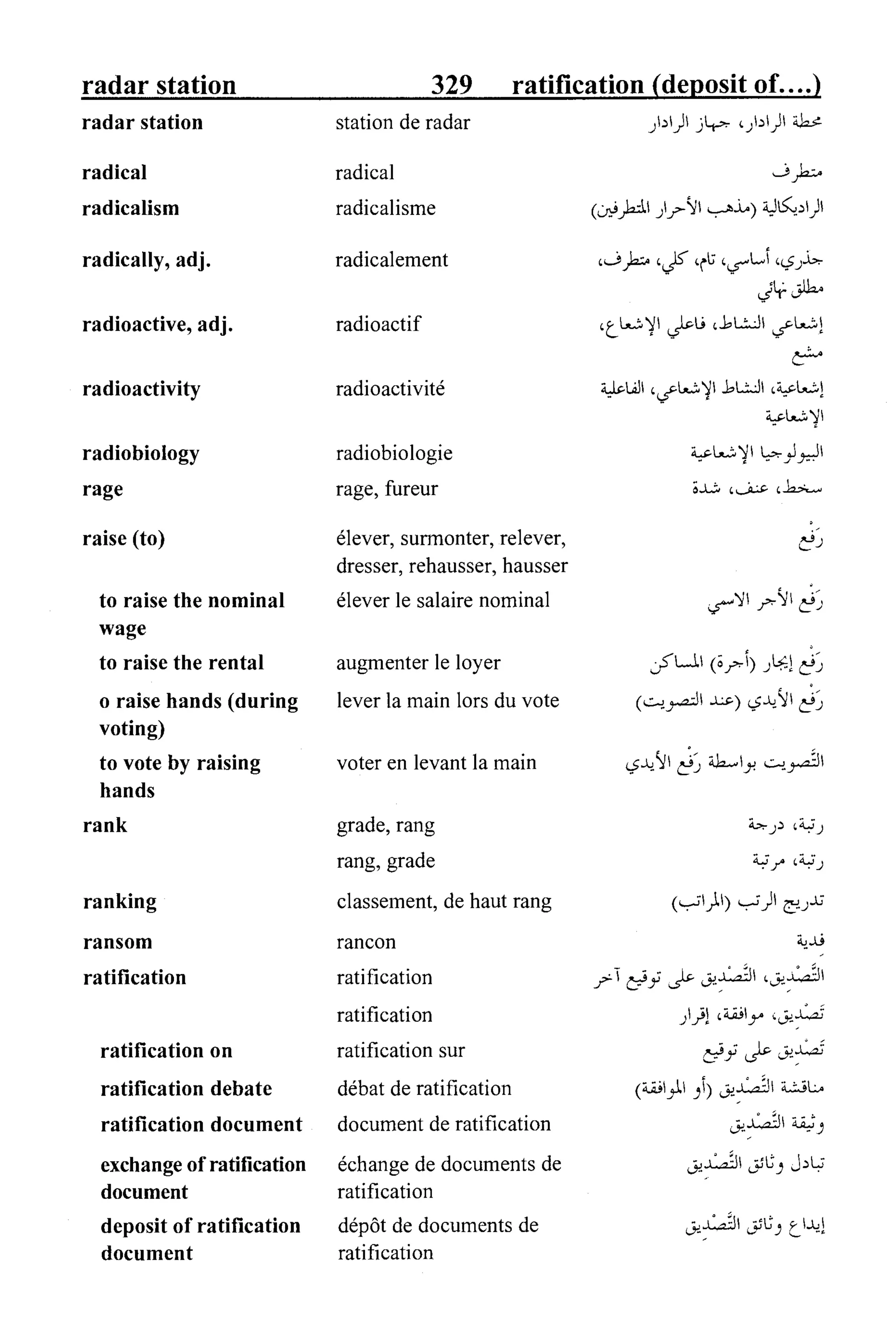 القاموس السياسي ومصطلحات المؤتمرات الدولية 