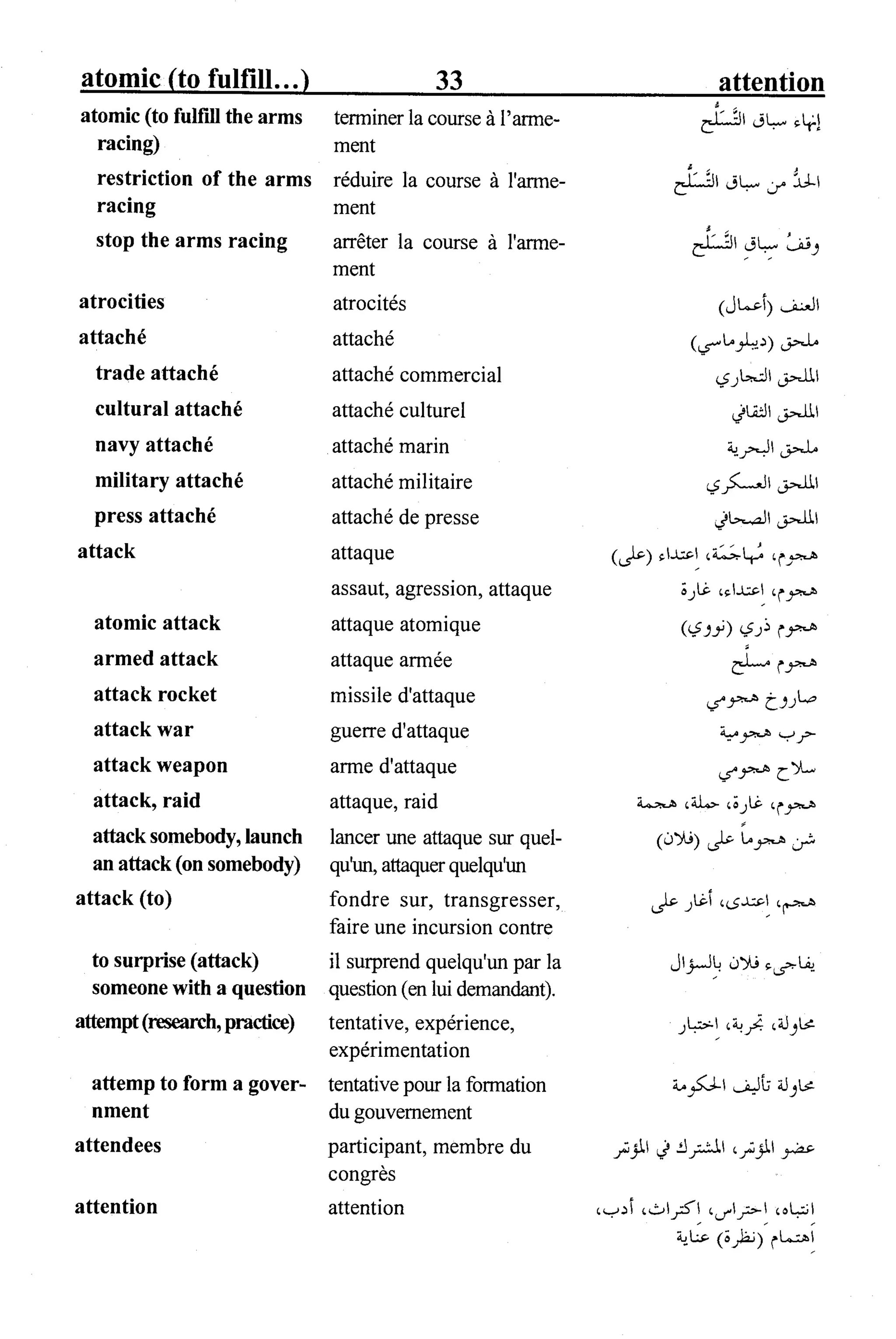 القاموس السياسي ومصطلحات المؤتمرات الدولية 